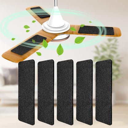 Ceiling Fan Filters for Blades, Carbon Air Purifier Pads, 5 Pack